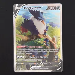 Pokemon TCG Card Honchkrow V 162/172 Brilliant Stars Alternative Art - NM - Image 1