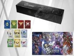 Gundam Card Game Official Goods Set 01 FIRST COMBAT Limited BANDAI Japan - Image 1