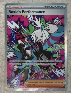 Roxie’s Performance SIR 121/086 Chaos Rising Pokemon Card - Image 1