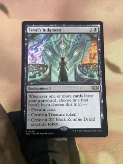 Teval's Judgment 0028 Non Foil Rare Tarkir Dragonstorm Commander MTG - Image 1
