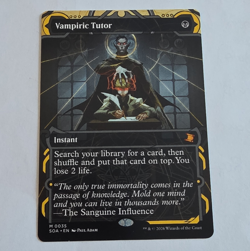 Wizards of the Coast MTG Vampiric Tutor #35 Mythic Black Instant Extended Art - Image 1
