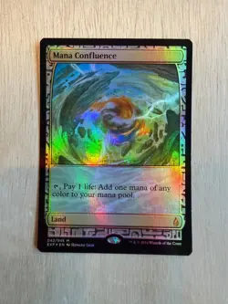 Mana Confluence Zendikar Expedition Foil MTG Masterpiece EXP 042/045 NM Land - Image 1