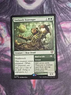 Vastlands Scavenger 166 Rare Secrets of Strixhaven Magic: The Gathering NM - Image 1