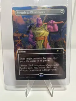 Swords to Plowshares (Foil) Thanos - PSA Magazine Promo - Sealed - Image 1