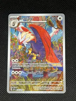 Pokemon Braviary Illustration Rare Holo 214/191 Surging Sparks - Image 1