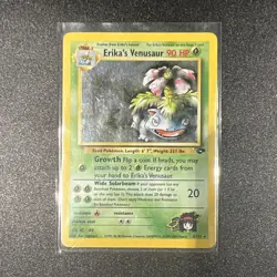 Erika's Venusaur 4/132 Gym Challenge Holo Rare Unlimited 90 HP English 2000 - Image 1