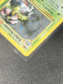Erika's Venusaur 4/132 Gym Challenge Holo Rare Unlimited 90 HP English 2000 - Image 3