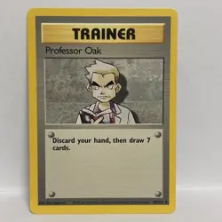 Pokemon Professor Oak 88/102 Base Set - Image 1