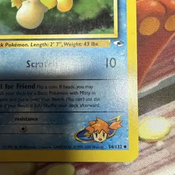 Misty's Psyduck 1st Edition Gym Heroes 54/132 Uncommon Pokemon Card - Image 5