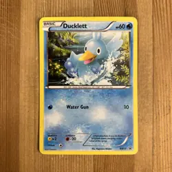 Pokemon TCG Ducklett BW Black Star Promos BW17 Holo Promo LP - Image 1