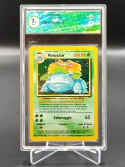 🍀Pokemon GRAAD 7.5 Venusaur 15/102 holo Set Base ITALIANO bgs psa Pokemon🍀 - Image 1