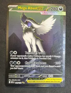 🔥 Mega Absol ex 180/132 NM Special Illustration Rare Mega Evolution Pokemon TCG - Image 1