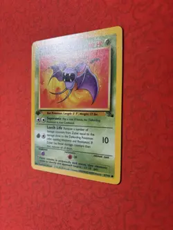Pokemon Fossil 1st Edition Zubat 57/62 Non Holo - Image 2