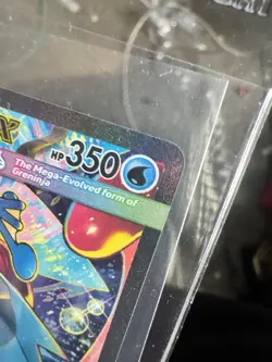 Pokemon Mega Greninja EX 116/086 Full Art Holo Ultra Rare Mortal Shuriken - Image 5