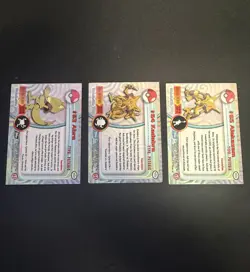 1999 Topps Pokemon Tv Animation Edition Alakazam Full Evolution Set LP/MP - Image 2