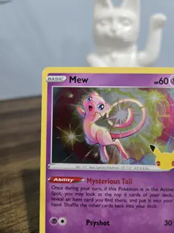 Pokemon TCG Mew 011/025 Holo Rare 25th Celebrations Near Mint - Image 3