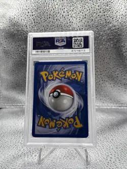 Pokemon TCG Team Rocket Meowth 1st Edition PSA 8 #62/82 2000 English - Image 2