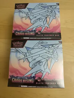 LOT OF 2 Chaos Rising Pokemon Center Elite Trainer Boxes TCG BRAND NEW SEALED - Image 1