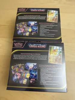 LOT OF 2 Chaos Rising Pokemon Center Elite Trainer Boxes TCG BRAND NEW SEALED - Image 2