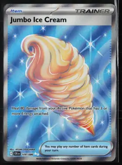 Jumbo Ice Cream - ME04: Chaos Rising 109 - Pokemon - Ultra Rare Holo - Image 1