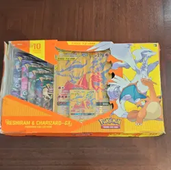 Pokemon Reshiram & Charizard-GX Premium Collection Box Booster English TCG - Image 1