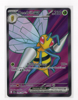 Pokemon TCG Chaos Rising Ultra Rare Holo Beedrill ex 098/086 NM - Image 1