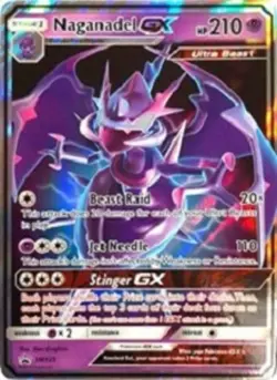 Lightly Played Naganadel GX - SM125 - SM Promo - SM Black Star Promo Pokemon SM - Image 1