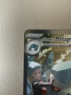 Pokemon TCG Steven’s Metagross ex 289/217 SIR Ascended Heroes Holo Raw - Image 2
