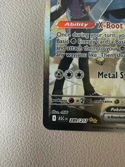 Pokemon TCG Steven’s Metagross ex 289/217 SIR Ascended Heroes Holo Raw - Image 5