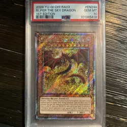 2024 YU-GI-OH! RA03-EN244 SLIFER THE SKY Dragon 1st Edition PSA 10 - Image 1
