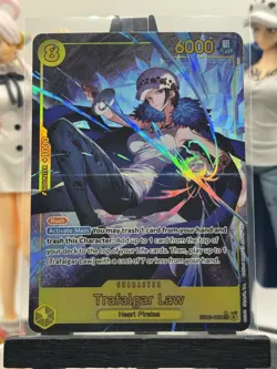 One Piece CG Trafalgar Law EB03-062 Extra Booster OP Heroines Alt Art SEC Rare! - Image 1