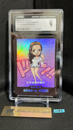 CGC MINT 9 Nico Robin Don!! ONE PIECE Premium Collection Kumamoto Special - Image 1