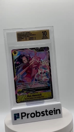 2026 One Piece Promos #OP14112 Boa Hancock Championships Regionals Top 64 BGS 10 - Image 2