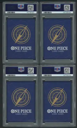 Lot of (10) PSA 10 Sequential One Piece English 1st Anniversary Set w/ Luffy - Image 3