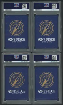 Lot of (10) PSA 10 Sequential One Piece English 1st Anniversary Set w/ Luffy - Image 5