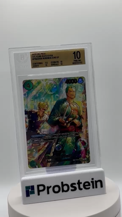 2026 One Piece The Azure Sea's Seven PRB02006 Roronoa Zoro SP BGS 10 PRISTINE - Image 2