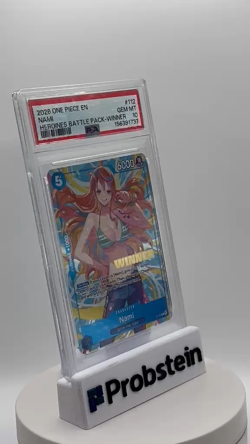 2026 ONE PIECE HEROINES BATTLE PACK #112 NAMI HEROINES WINNER PSA 10 - Image 2