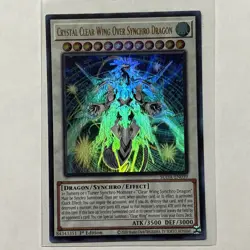 Yu-Gi-Oh! Crystal Clear Wing Over Synchro Dragon - SUDA-EN039 - Ultra Rare - Image 1