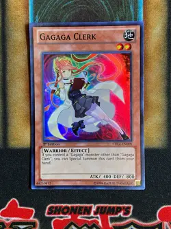 Yugioh Gagaga Clerk CBLZ-EN008 Super Rare 1st Ed LP - Image 1
