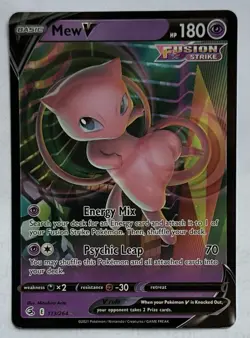 Mew V Fusion Strike Perfect Condition Pokemon Card - Image 3