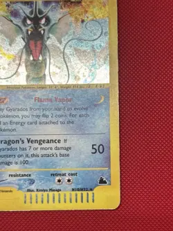Pokemon Card-Gyarados-H10/H32-Holo-NoCrystal-Skyridge-ENG-LP - Image 5