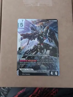 Gundam Freedom GCG GD01065 LR Limited Rare Trading Card Individual - Image 1