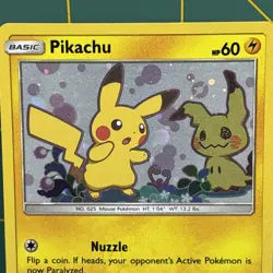 Pikachu Promo SM162 Team Up Blister Pokemon Card Excellent LP Sun & Moon Boxed - Image 3