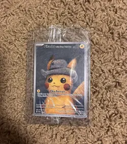 Pokemon x Van Gogh: Pikachu with Grey Felt Hat - 085 Promo Card - Sealed - Image 1