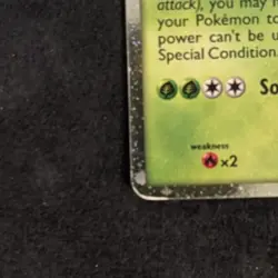 Pokemon TCG Meganium Prime HGSS08 HeartGold & SoulSilver Promo Card MP To HP - Image 2