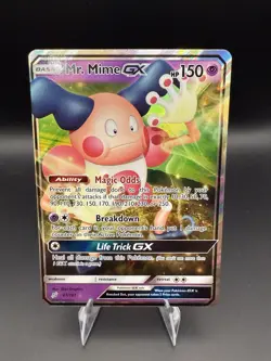 Pokemon TCG Mr. Mime GX Card 67/181 Team Up Rare Holo Foil NM Condition 2019 - Image 1