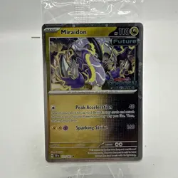 SEALED Pokemon TCG Miraidon 121/162 Temporal Forces Stamped Best Buy Promo Card - Image 1