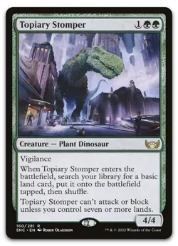 Topiary Stomper #160 (LP) Streets New Capenna SNC Magic MTG - Image 1