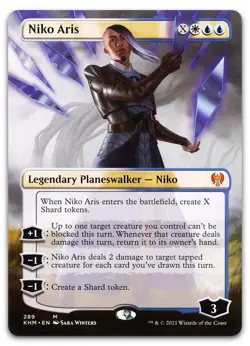 Niko Aris (Borderless) #289 (LP) Kaldheim KHM Magic MTG - Image 1