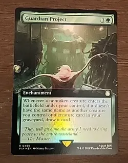 MTG - PIP Fallout Extended Art Foil #469 Guardian Project - Unplayed - Mint - Image 1